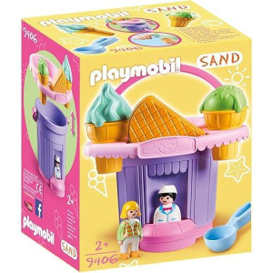 Playmobil 9406 Ice Cream Shop Sand Bucket, Multicolor