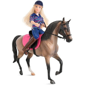 Breyer Freedom Series (Classics) English Horse & Rider Doll Set | (1:12 Scale) | Model #61114,Multicolor