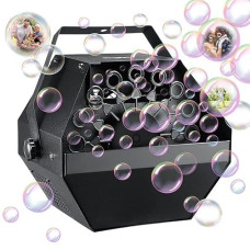 Theefun Bubble Machine: 800+ Bubbles Per Minute Bubble Maker For Toddlers Kids, Portable Plug-In Bubble Blower For Party Wedding Camping-Professional Automatic Bubble Machine For Indoor Outdoor Use