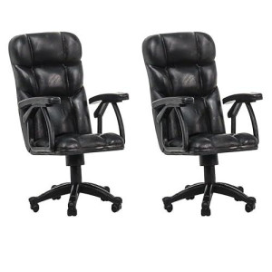 Set Of 2 Plastic Toy Breakable Office Chairs For Wrestling Action Figures