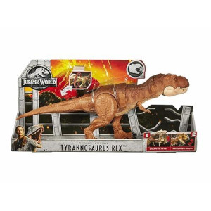 Jurassic World Thrash 'N Throw Tyrannosaurus Rex Figure