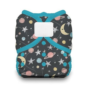 Thirsties Duo Wrap Reusable Cloth Diaper Cover, Hook And Loop Closure, Stargazer Size Two (18-40 Lbs)
