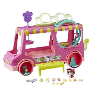 Littlest Pet Shop Tr?Eats Truck Playset Toy, Rolling Wheels, Adult Assembly Required (No Tools Needed), Ages 4 And Up