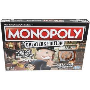 Monopoly Game: Cheaters Edition Board Game, For 3-6 Players, Ages 8 And Up