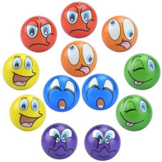 Stress Ball 24 Pcs Foam Party Favor Balls Squashy Balls (2.5 Inch) Squeeze Toy To Release(C)
