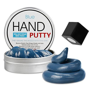 Arfun Magnetic Slime Putty, Soft Magic Slime Hand Therapy Putty Fidget Game Stress Relief Thinking Educational Toy With Upgraded Magnet Gift For Boys Girls Adults (Blue)