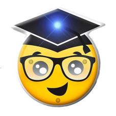 Graduation Face Emoji Light Up Led Party Pin By Blinkee