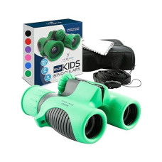Thinkpeak 8X21 Binoculars For Kids 8-12, Birthday And Back To School Gifts, Binoculars For Boys And Girls 3-12, Green