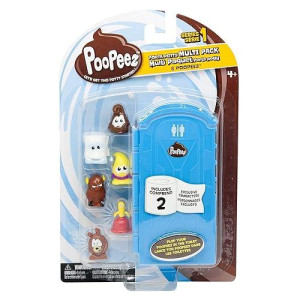 Poopeez Series 1 Porta Potty Multi Pack Squishy Collectible Toy