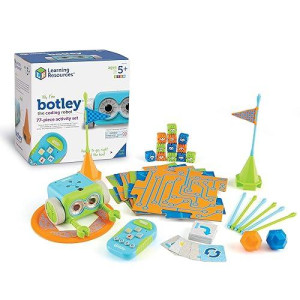 Learning Resources Botley The Coding Robot Activity Set - 77 Pieces, Ages 5+, Screen-Free Coding Robots For Kids, Stem Toys For Kids, Programming For Kids