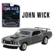 Greenlight 1/64 Hollywood Series 18 John Wick Movie (2014) 1969 Ford Mustang Boss 429 Die Cast Vehicle