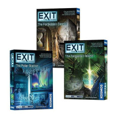 Exit: The Game 3-Pack Escape Room Bundle | Season 2 | Forgotten Island | Polar Station | Forbidden Castle | Family-Friendly, Cooperative Game | At-Home Escape Room | 1 To 4 Players | Ages 12+