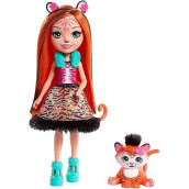 Mattel Enchantimals Tanzie Tiger Doll & Tuft Figure