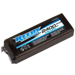 Team Associated Reedy Lipo Pro Tx/Rx 2400Mah 7.4V Flat Asc27313 Car Batteries & Accessories