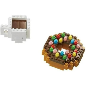 Nanoblock Coffee And Donut Building Kit