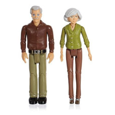 Beverly Hills Doll Collection Tm Sweet Li'L Family Set Of Grandparents Action Figure Set, Dollhouse People Grandma And Grandpa