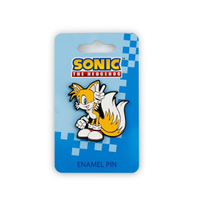Sonic The Hedgehog Tails Enamel Pin Official Sonic Series collectible