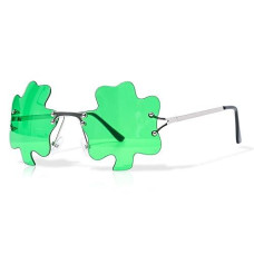 Big Mo'S Toys St. Patrick�S Day Irish Shamrock Leaves Green Leprechaun Costume Glasses, 1 Pair