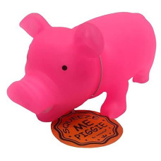 Glow In The Dark Squeeze Me And Oink Piggie By Animolds Size 8 Inch Different Colors Great For Kids (Pink)