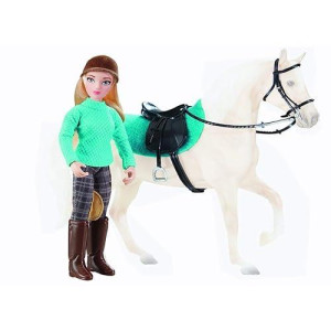 Breyer Freedom Series (Classics) Heather English Rider | 6" Fully Articulated Rider Doll | Fits All Freedom Series Toy Horses (1:12 Scale), Blue
