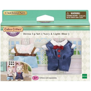 Calico Critters Town Dress Up Set For 36 Months To 96 Months (Navy & Light Blue)