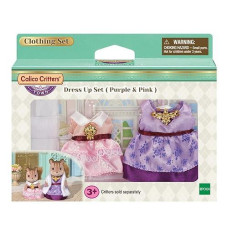 Calico Critters Town Dress Up Set (Purple & Pink), For 36 Months To 96 Months