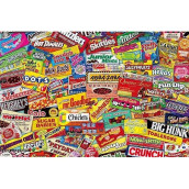 Ingooood- Jigsaw Puzzle- Collector Series - Crazy Candy - 1000 Pieces For Adult Wooden Toys Graduation Valentine'S Day Gift