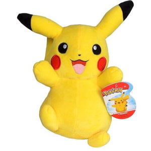 Pok�mon 8" Pikachu Plush - Officially Licensed - Quality & Soft Stuffed Animal Toy - Generation One - Great Gift For Kids, Boys, Girls & Fans Of Pokemon - 8 Inches