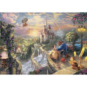 2000 Piece Jigsaw Puzzle Beauty And The Beast Falling In Love (28.7 X 40.2 Inches)
