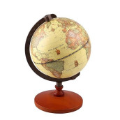 Ttktk Mini Vintage World Globe For Adults & Kids With Wooden Stand,Antique Decorative Desktop Globe For Home D�cor And Office Desktop,Educational Gift Globe For Kids Learning 8-12 Kids 4-8