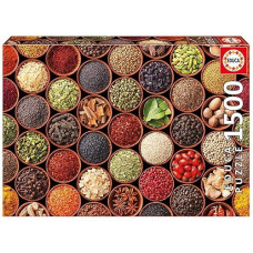 Educa - Herbs And Spices - 1500 Piece Jigsaw Puzzle - Puzzle Glue Included - Completed Image Measures 33.5" X 23.5" - Ages 14+ (17666)