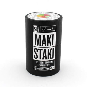 Ginger Fox Maki Staki Sushi Themed Card Game -Collect The Cards To Make Your Maki Perfect Party Game For Up To 6 Players