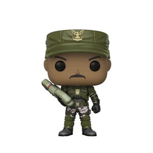 Funko Pop! Games: Halo Sergeant Johnson (Styles May Vary) Collectible Figure, Multicolor