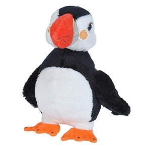 Wild Republic Puffin Plush, Stuffed Animal, Plush Toy, Sea Animals, Gifts For Kids, Sea Critters 8 Inches