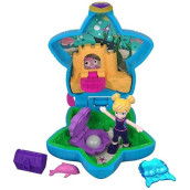 Polly Pocket Tiny Pocket Places Aquarium Compact With Micro Polly Doll & Accessories