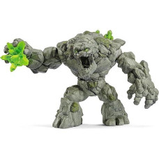 Schleich Eldrador Creatures - Stone Monster, Durable And Detailed Monster Toy With Movable Arms And Rotating Torso, Fantasy Toys For Boys And Girls Ages 7+, 9.3 X 17.7 X 12 Cm