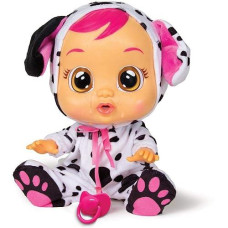 Cry Babies Dotty Doll, Black, White, Pink