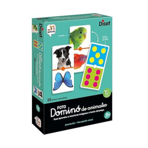 Diset - 68968 - Domino Photo Animals