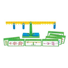 Edxeducation-25897 Number Balance Activity Set - Math Balance - Counting Toy - Learn Addition, Subtraction And Multiplication,Pack Of 41