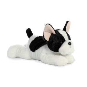 Aurora? Adorable Flopsie? French Bulldog Pup Stuffed Animal - Playful Ease - Timeless Companions - White 12 Inches