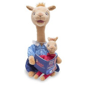 Cuddle Barn - Animated Mama Llama | Talking Stuffed Animal Plush Toy Recites Popular Children'S Book Llama Llama Red Pajama By Anna Dewdney | Head And Mouth Moves, 14"