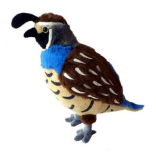 Adore 12" Standing Upland The Quail Stuffed Animal Plush Toy