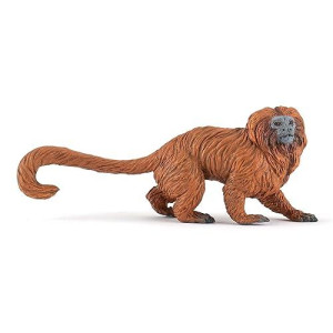 Papo -Hand-Painted - Figurine -Wild Animal Kingdom - Golden Lion Tamarin -50227 -Collectible - For Children - Suitable For Boys And Girls- From 3 Years Old