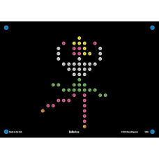 Illumipeg Little Miss Refill Templates For Basic Fun Lite Brite Magic Screen Retro Style (12 Sheets, 6X8)