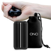 Ono Roller - Handheld Fidget Toy For Adults | Help Relieve Stress, Anxiety, Tension | Promotes Focus, Clarity | Compact, Portable Design (Full Size/Aluminum, Black)