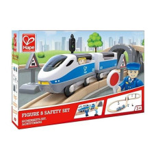 Hape E3729 Figure 8 Safety Train Railway Set, 14.76" L X 3.15" W X 9.45" H, Multicolor