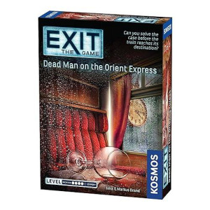Dead Man On The Orient Express | Exit: The Game - A Kosmos Game | Family-Friendly, Card-Based At-Home Escape Room Experience For 1 To 4 Players, Ages 12+