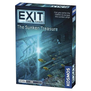 The Sunken Treasure | Exit: The Game - A Kosmos| Family-Friendly, Card-Based At-Home Escape Room Experience For 1 To 4 Players, Ages 10+