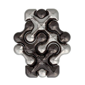 Bepuzzled |Dot Hanayama Metal Brainteaser Puzzle Mensa Rated Level 2, For Ages 12 And Up