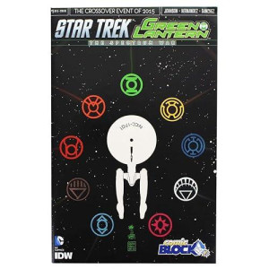 Star Trek green Lantern: The Spectrum War 1 (comic Block Exclusive cover)